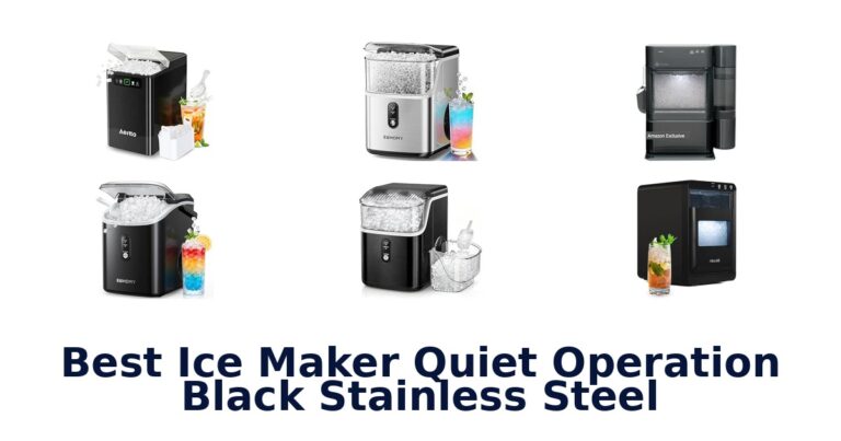 Best Ice Maker Quiet Operation Black Stainless Steel