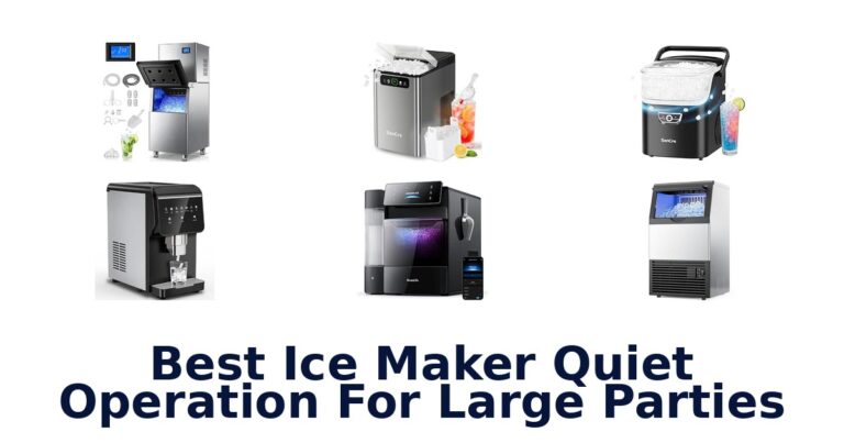 Best Ice Maker Quiet Operation For Large Parties