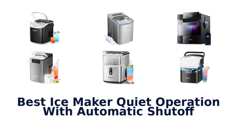 Best Ice Maker Quiet Operation With Automatic Shutoff