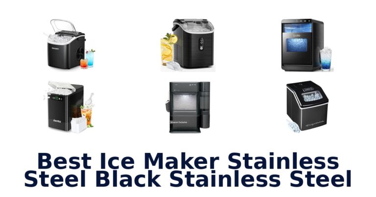Best Ice Maker Stainless Steel Black Stainless Steel