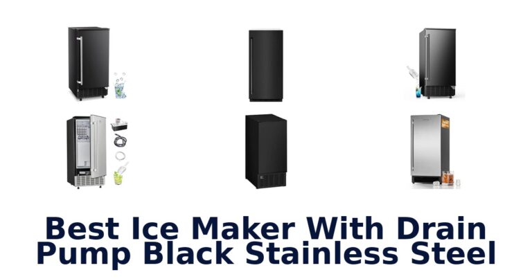 Best Ice Maker With Drain Pump Black Stainless Steel