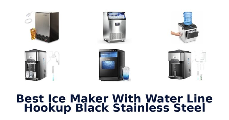 best ice maker with water line hookup black stainless steel