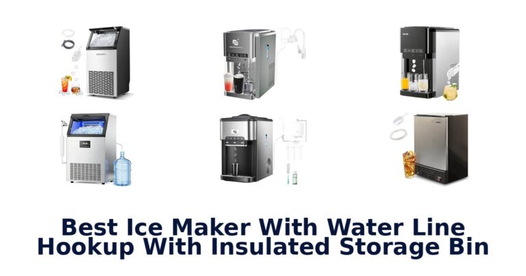 best ice maker with water line hookup with insulated storage bin