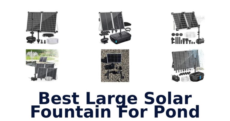 Best Large Solar Fountain For Pond